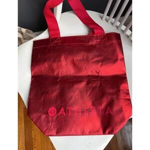 Athleta Red Reusable Tote Bag